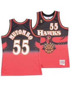 Dikembe Mutombo, Team Gear, Women's World Cup, Atlanta Hawks, Black Jersey, Well Groomed Men, Plus Size Activewear, Preschool Outfits, Nba Players