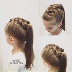 Ballroom Hair, Girl Hair Dos, A Pony, Penteado Cabelo Curto, Chic Hairstyles, Toddler Hair