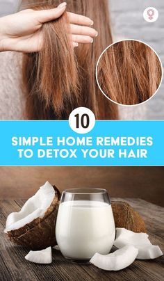 Hair Detox Diy, Detox Hair And Scalp, Diy Detox, Eliminate Toxins, Hair Detox, Hair Scrub, Face Care Tips, Hair Cleanser, Simple Hair