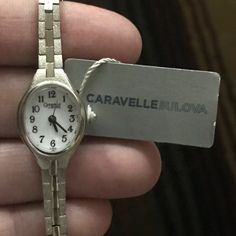 New W Tags. Caravelle By Bulova. Bulova Watches Women Gold, Bulova Frank Sinatra, Vintage Bulova Ladies Watch, Bulova Mil Ships, Vintage Bulova Watches, Bulova Accutron Spaceview, Watch Jewelry, Vvs Diamond, Mesh Bracelet