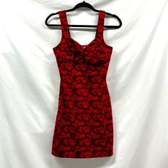 Nwt Sleeveless Red Tango Dress, Gathered Bust-Line, Pretty Red Against Dark Red Design, Quality Material, Measures 34 1/2” Top To Bottom, Styles Well With Heels Or Sandals. Tango Dress Red, High Neck Halter Dress, Halter Dress Pattern, Blue Sweater Dress, Wrap Front Dress, Tango Dress, Shimmer Dress, Bodice Dress, Chevron Dress