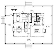 the first floor plan for this house