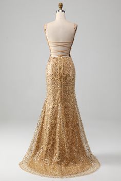 Golden Prom Dress, Gold Dresses Long, Golden Mermaid, Gold Formal Dress, Sequin Evening Dress, Prom Inspo, Sparkly Prom Dresses, Gold Prom Dresses, Floral Prom Dresses