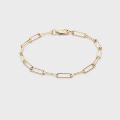 Add this season's must-have bracelet to your collection for an effortless yet bold and trendy look! All in 14k solid gold. Trendy Gold Jewelry, Fine Jewelry Collection, Everyday Luxuries, Paper Clip, Cute Jewelry, Chain Lengths, Chain Length, Chain Bracelet, Diy Jewelry