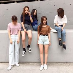 Korean Pants, Sweet Clothes, Black And White Shirt, Ulzzang Girl