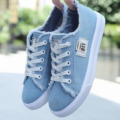 Flat Sneakers Women, Women Casual Flats, Girls Shoes Sneakers, Canvas Flats, Denim Sneakers, Fashion Skirts, Celtic Knots, White Sneakers Women