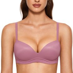 PRICES MAY VARY. Soft padded cups provide ultimate comfort and buttery touch Pushup padding offers great support and sexy cleavage No longline, no rolling up, ensure long time stay-put Convertible straps for criss cross and basic wear Plunging neckline designed for deep v clothing DOBREVA no underwire push up bras upgraded for much more comfort and support. Don't miss out! Bi Aesthetic, Wirefree Bras, Wardrobe Checklist, Wireless Bras, Bra Measurements, Wonder Bra, Comfy Bra, Bra Size Charts, Basic Wear