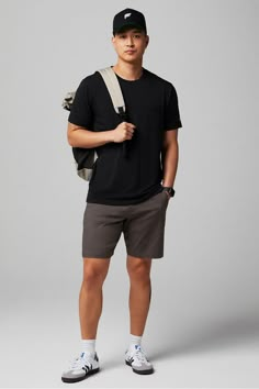 The Clubhouse 2-Piece Outfit FL2 black male Activewear >> Mens >> Outfits regular Men Laid Back Style, Tall And Slim Men Fashion, Minimalist Athleisure Outfits Men, Mens Florida Fashion, Men’s Summer Casual, Summer School Outfits Men, Mens Outfits Athleisure, Handsome Men Outfits Casual, Mens School Outfits