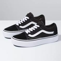 Vans Old Skool Platform (VN-0A3B3UY281) - STNDRD ATHLETIC CO. Estilo Vans, Vans Platform, Old Skool Platform, Platform Vans, Tenis Vans, Vans Original, Vans Store, Dr Shoes, Classic Shoes