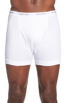 White Cotton Boxer Briefs For Loungewear, White Cotton Boxer Briefs, Fitted White Boxer Briefs Short Leg, Fitted White Boxer Briefs With Short Leg, White Fitted Boxer Briefs With Short Leg, White Short Length Boxer Briefs For Loungewear, Classic Cotton Stretch Boxer Briefs, Solid Color Cotton Boxer Briefs, Solid Color Short Cotton Boxer Briefs