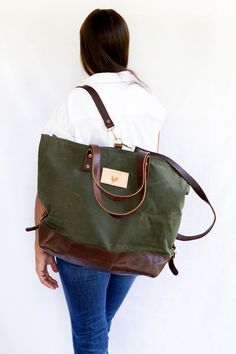 Backpack Strap Add-On | Meanwhile Back on the Farm Waxed Canvas Bag, Leather Cosmetic Bag, English Bridle, Age Gracefully, Saddle Leather, Leather Conditioner, On The Farm, Backpack Straps, Guitar Strap