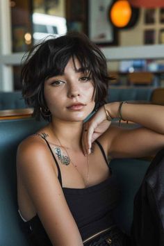 Top 50 Amazing Hairstyles for Short Hair 🌺 Best Hairstyles for Girls|Beautiful hair Pixie Style Outfits, Choppy Short Hair With Bangs, Pixie Bob Haircut Curly Hair, Shaggy Short Hair Bob, Styling A Pixie Cut, Short Haircuts Thick Hair, Alt Short Hairstyles, "wixie" Haircut, Alt Pixie Cut