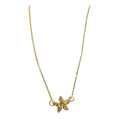 This gold starfish charm necklace makes a great gift. Great for a promise of escaping to a tropical place! The chain is stainless steel 1.0 mm chain measures 16 inches with a 3 inch extender and lobster clasp to adjust sizes. Comes in gift box Yellow Gold Starfish Charm Necklace For Beach, Yellow Gold Necklace With Starfish Charm For Beach, Gold Star Charm Necklace For Beach, Gold Charm Necklace With Star Charm For Beach, Gold Charm Necklace With Star For Beach, Gold Ocean-inspired Charm Necklaces As Gift, Gold Ocean-inspired Charm Necklace For Gift, Ocean-inspired Gold Charm Necklace For Gift, Dainty Starfish Necklace For Beach