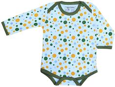 Organic Baby Long Sleeve Onesies GOTS Certified Cotton Dots 612m -- To view further for this item, visit the image link.Note:It is affiliate link to Amazon. Organic Baby Clothes, Organic Cotton Baby, Long Sleeve Onesie, Organic Baby, Cotton Baby, Baby Clothing, Long Sleeve Bodysuit