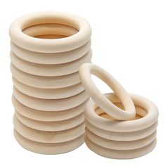 PRICES MAY VARY. Product Size -- Package includes 15pcs unfinished wood rings, about 2.75 inch (70mm) in outer diameter, 0.4 inch (10mm) in thickness, fit for various of DIY making. Premium Material -- The wooden rings are made of carefully chosen natural wood, with smooth surface and no paint, environmentally and safe. Unfinished Wood -- Primary color of wood, unfinished, clear wood texture, bring a refreshing and cosy atmosphere. You can paint them with kinds of colors to customize your wood r Hanging Rings, Macrame Rings, Plant Hanging, Wood Circles, Curtain Rings, Diy Making, Wood Rings, Diy Crafts Jewelry, Wooden Rings