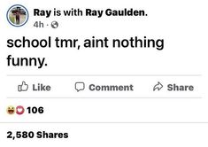 the tweet is very funny and it looks like ray is with ray gauden