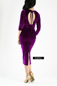 This gorgeous ''Maeve'' velvet tango dress includes a round back with two straps to be tied together. It holds a fitted cut, giving it a feminine touch, and has a back opening to provide you with freedom of movement. The dress also has a boat neckline and is tailored with stretch velvet. Offering you comfort along with elegance, this is a must have dress. It can be worn for dancing or any special occasion, like New Years Eve or a Christmas Party. Available in different colors! Details: - Bust lined. - Front length: 110 cm/ 43.3 in (from the shoulder to the hem). If you need a different length, contact me when you place your order. - Back length: 110 cm/43.3 (from the shoulder to the hem) - Back slit: 30cm /11.8 in Slight variations may occur in the measurements. The model is 160cm/5' 3" ta Argentine Tango Dress, Party Dress Cocktail, Tango Dress, Argentine Tango, Ballroom Dress, Dress Cocktail, Stretch Velvet, Boat Neckline, Dress Party