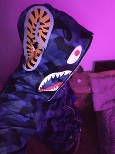 Blue Bape Hoodie, Vlone Clothing, Bape Shark Hoodie, Vlone Hoodie, Drippy Fits