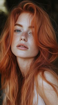 💖💫 Exclusive Redhead Hair Copper Hair Color Ideas Masterpiece | Trending Now Redhead Hair, Copper Balayage, Bouncy Hair, Ginger Girls, Country Concert Outfit, Female Character Inspiration