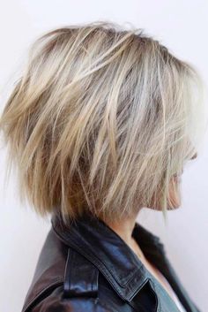 Stunning Ways To Wear Short Layered Hair ★ Blonde Balayage Bob, Hair 2018, Haircut For Thick Hair, Short Haircut