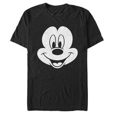 Who knew that dressing "mousey" could be so cute!? Celebrate Walt Disney's most iconic character with this officially licensed Disney Mickey Mouse and Friends Large Face Men's Graphic T-Shirt. This adorable tee features a large portrait graphic of the one and only Mickey Mouse who is smiling face across the front without showing his ears. Add this tee to your Disney collection for the perfect style on your next trip to Disneyland! Mickey Shorts, Large Face, Disney Men, Disney Tees, Big Face, T Shirt Image, Mickey Mouse And Friends, Graphic Top, Men's Graphic T Shirt