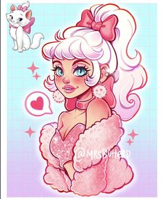 Ohuhu Art, Disney Character Art, Disney Princess Fan Art, Marie Aristocats, Cute Sketches, Dessin Adorable, Cute Little Drawings, Art Inspiration Painting, Cute Art Styles