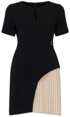 Elegant Belted Pleated Dress For Work, Elegant Fitted V-neck Pleated Dress, Elegant Belted Pleated Dress For Party, Elegant Knee-length Belted Pleated Dress, Elegant Belted Pleated Dress For Formal Occasions, Elegant Fitted Belted Pleated Dress, Elegant Pleated Mini Dress For Office, Office V-neck Pleated Mini Dress, Pleated V-neck Mini Dress For Office