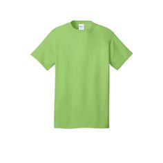 Purchase the Port & Company® Brights Core Cotton T-Shirt at Michaels. com. An indispensable t-shirt in our classic silhouette—with a very friendly price. An indispensable t-shirt in our classic silhouette—with a very friendly price. Due to the nature of 50/50 cotton/polyester neon fabrics, special care must be taken throughout the printing process. Details: Available in multiple colors and sizes 5.4-ounce, 100% cotton 90/10 cotton/poly (Athletic Heather) 50/50 cotton/poly (Neon Blue, Neon Green, Neon Orange, Neon Pink, Neon Yellow, Dark Heather Grey, Heather Athletic Maroon, Heather Purple, Heather Navy, Heather Red, Heather Royal, Heather Sangria, Heather Dark Chocolate Brown, Graphite Heather) 98/2 cotton/poly (Ash) Removable tag for comfort and relabeling | Port & Company® Brights Core Relaxed Fit Plain Green T-shirt, Green Plain Short Sleeve T-shirt, Basic Green Cotton T-shirt, Green Classic Relaxed Fit T-shirt, Classic Green Relaxed Fit T-shirt, Basic Green Crew Neck T-shirt, Basic Green Short Sleeve T-shirt, Green Relaxed Fit Basic T-shirt, Classic Green Short Sleeve Top