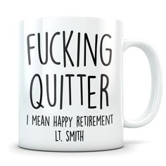 This mug makes the perfect retirement gift for any Airman retiring from the Air Force. A great way to say goodbye and thank you to someone. Give it as a Birthday Gift, Christmas present, or on the last day of the job to show how much you care. This funny inexpensive coffee cup is sure to put a smile on someone's face the moment they receive it.  - Design professionally printed on both sides of the mug so that everyone can see the awesome graphic whether you are right or left -handed.  - Printed Air Force Retirement Gifts, Navy Retirement Gifts, Doctor Retirement, Firefighter Retirement Gifts, Army Retirement, Nurse Retirement Gifts, Firefighter Retirement, Air Force Gifts, Teacher Retirement Gifts