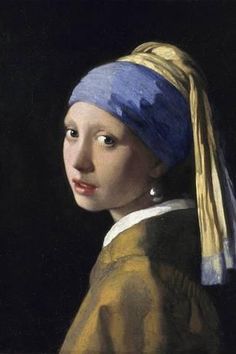 a painting of a girl with a pearl earring