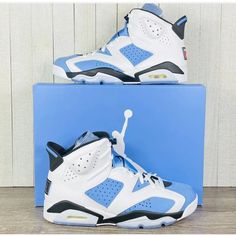 New Nike Air Jordan 6 Retro Unc White University Blue Ct8529-410 Mens Size 10. Jordan Golf, Air Jordan Retro 13, Jordans Retro, Jordan Retro 12, Jordan Retro 11, Air Jordan 6 Retro, Nike Air Jordan 6, Jordan 6 Retro, Air Jordan 12 Retro