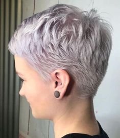 Pixie Cut For Fine Hair, Fine Hair Pixie Cut, Pixie Cuts For Fine Hair, Short Hairstyles Fine, Cuts For Fine Hair, Short Blonde Haircuts, Short Hair Pixie Cuts, Super Short Hair, Short Grey Hair