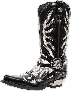 Western Style Moto Boots For Winter Party, Party Western Moto Boots With Snip Toe, Western Style Snip Toe Moto Boots For Party, Western Snip Toe Moto Boots For Party, Western-style Party Moto Boots With Snip Toe, Western Style Moto Boots With Pointed Toe For Party, Western Moto Boots With Pointed Toe For Party, Western Style Pointed Toe Moto Boots For Party, Gothic Cowboy