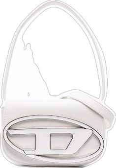 White Shoulder Bag With Logo Hardware, White Top Handle Shoulder Bag With Logo Hardware, Classic White Bags With Logo Plaque, White Shoulder Bag With Logo Hardware For Everyday Use, Modern White Shoulder Bag With Logo Hardware, Formal White Flap Bag With Branded Hardware, Elegant White Shoulder Bag With Logo Plaque, White Formal Flap Bag With Branded Hardware, White Crossbody Shoulder Bag With Logo Hardware