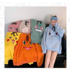 Take your style to the next level with this women's cute kawaii pokemon oversize polyester hoodie. It's made from high-quality polyester and features an oversized fit for extra comfort and warmth. The hoodie is decorated with adorable pokemon designs in a kawaii style for a look that's sure to get you noticed. Whether you're looking for a way to stay warm during winter or a fun way to show off your love for pokemon, this hoodie is sure to become your go-to piece. material: polyester  long-sleeved hoodie with a cute pokemon print and hand pockets at the front.  Features a drawstring and is loose-fitting.  Stay cute and warm in our oversized hoodies! Female Hoodie, Naruto Mignon, Pikachu Hoodie, Pokemon Hoodie, Ladies Sweatshirt, Monster Hoodie, Kawaii Hoodies, Girls Hoodies, Racial Profiling