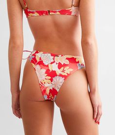 O'Neill Antalya Floral Jensen Swim Bottom - Pink Medium, Women's Bittersweet Floral print mid-rise lined swim bottom Side tie details Cheeky coverage. Shell: 82% Polyamide 18% Elastane. Lining: 92% Polyester 8% Elastane. Hand wash cold. Do not bleach. Lay flat to dry. Do not iron. Do not dry clean. Apparel & Accessories > Clothing > Swimwear Fitted Floral Print Bottoms For Vacation, Floral Print Beachwear Bottoms For Vacation, Beachwear Floral Print Bottoms For Vacation, Floral Print Fitted Bottoms For Poolside, Vacation Beachwear Bottoms With Floral Print, Fitted Printed Bottoms For Vacation, Tropical Red Bottoms For Spring, Printed Poolside Bottoms For Vacation, Printed Bottoms For Poolside Vacation