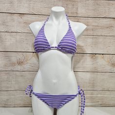 Nwt Brand: Lucky Brand Size: Medium Color: Purple And White Style: Smocked Triangle Tie Bikini Swimwear. Removable Padding Inserts. Colors And Textures May Vary Slightly From Photos No Rips, Stains, Or Holes Smoke-Free Home All Offers Are Welcome! Bundle For The Best Savings! Thank You For Stopping By Our Closet!! Purple And White, White Style, Color Purple, Womens Swim, Lucky Brand, Smocking, Size Medium, Purple, Women Shopping