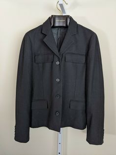 Helmut Lang Vintage Archive 4 Flap Pocket Officer Jacket Blazer 42 Italy. Shipped with USPS Priority Excellent condition appears to be hardly if ever worn. Pit to pit: 17" Length: 24" Shoulders: 15 1/2" Shoulder to cuff: 25" Jacket Blazer, Helmut Lang, Flap Pocket, Blazer Jacket, Women's Blazer, Cuff, Blazer, Italy, Quick Saves