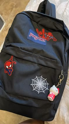 Spiderman Bag, Mochila Jansport, Studera Motivation, Spiderman Gifts, Marvel Clothes, Spiderman 3, Spiderman Pictures, Iron On Applique