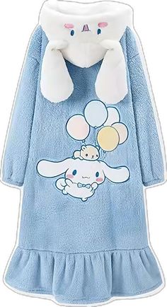 Cinnamoroll Pjs, Sanrio Pajama Set, Blue Kawaii Sleepwear For Bedtime, Sanrio Sleepwear, Cheap Kawaii Sleepwear With Cartoon Print, One Piece Pajamas, Cute Pajamas, Sleepwear Robe, Kids Luggage