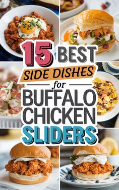 the best side dishes for buffalo chicken sliders