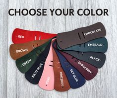 choose your color leather shoelaces for men and women