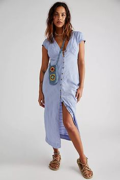 New In Town Midi | Free People Dresses Sundresses, Mini Dresses, Black Fits, Boho Clothing, Free People Dress, Shop Dresses, Maxi Dresses, Boho Outfits, Boho Dress