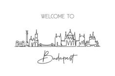 a black and white photo with the words, welcome to budapest