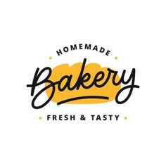 the logo for homemade bakery fresh and tasty