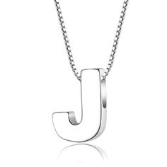 PRICES MAY VARY. Material: 925 sterling silver, allergy free, nickel free, lead free, and cadmium free. 925 silver means the silver purity is 92.5%. This kind of silver is with the optimal hardness, gloss and inoxidizability. Necklace Chain Type: 1mm Thick, 18 inch ( 46cm ) Length Italian Craft Box Chain, High Quality. Letter from A to Z, It represent the first letter of your first name! Choose your name initial necklace, your lover' s initial name or your best friend's initial name. Show your l J Necklace, M Necklace, Necklace Chain Types, Alphabet Necklace, Letter Pendants, Perfect Gift For Mom, Initial Pendant, Letter Necklace, Pendant Design