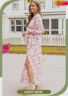 Purple Deep V Neck Ruched High Waist Floral Maxi Dress Flowy Ruched Maxi Dress For Spring, Spring Flowy Ruched Maxi Dress, Long Sleeve Ruched Maxi Dress For Summer, Feminine Long Sleeve Ruched Maxi Dress, Long Sleeve Ruched Maxi Dress For Brunch, Fall Ruched Maxi Dress For Day Out, Ruched Long Sleeve Dress For Vacation, Floral Maxi, Deep V