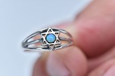 Star of David ring Jewish star ring made of 925 sterling silver High quality handmade ring Judaica jewelry Spiritual ring Jewish ring Popular ring Omel ring Spiritual gift Gift for girl Gift for girl Gift Kabbalah Jewish Ring, Spiritual Ring, Jewelry Spiritual, David Ring, Judaica Jewelry, Jewish Star, Jewelry Opal, Jewelry Delicate, Popular Rings