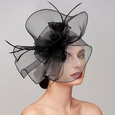 Category:Fascinators,Hats,Hair Accessory,Headpiece; Embellishment:Feather,Flower,Cap; Gender:Women's; Quantity:1 PC; Occasion:Wedding,Royal Astcot,Cocktail,Melbourne Cup,Party / Evening; Material:Feathers,Net; Head Circumference:56-58; Front page:WE; Shipping Weight:0.053; Listing Date:03/09/2022 Horse Wedding, Headpiece Accessories, Occasion Hats, Wedding Party Accessories, Headpiece Hairstyles, Wedding Cups, Melbourne Cup, Feather Flower, Kentucky Derby Hat