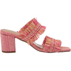 Pp Raffia Heel Style: Block Toe Shape: Square Heel Height: 2.76 Inch The Heel Height On This Sandal Rocks Its Natural Beauty Straw Block Heel Sandals For Party, Woven Open Toe Heels, Pink Block Heel Sandals For Beach, Pink Block Heel Sandals For The Beach, Pink Straw Sandals With Woven Sole, Pink Straw Sandals For Summer, Girl Money, Charles David, Heeled Sandal